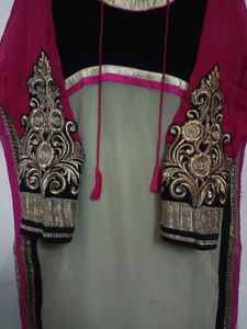 Heavy Work With Moti And Beads Kurti