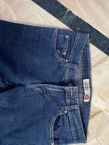 Dark Blue Denim Jeans