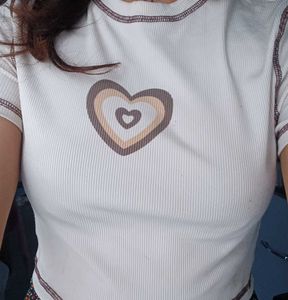 Cute Heart Graphic Tee