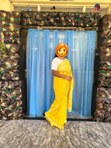 Mesmerising Pure Georgette Chikankari Saree