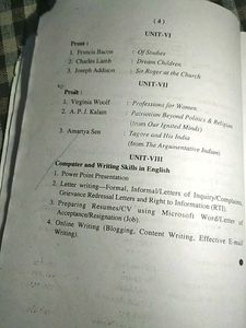 English Prose &amp; Computer Skills