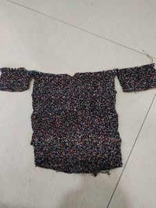 Denim Skirt With Free Top