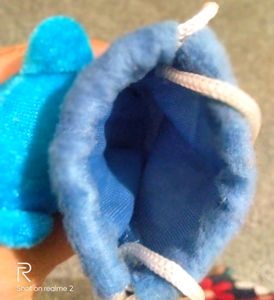 Small Velvet Teddy 🧸🐻 Sling Pouch .