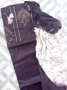 Unstitched 3 Piece Suit Set
