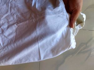 New White cotton slip xs-s