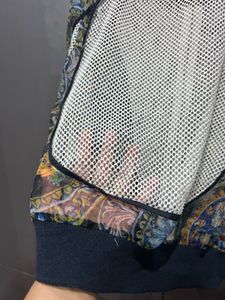 Net And Chiffon Jacket