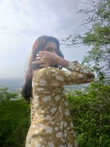 Floral Print Top Short Kurti