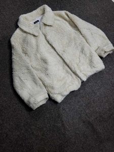 Cozy White Fleece Jacket UNISEX