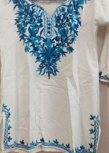 Short Chikankari Kurti