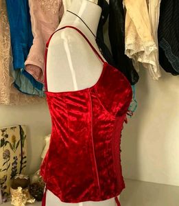 Red Velvet Corset