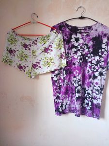 Floral Tee & Shorts Set