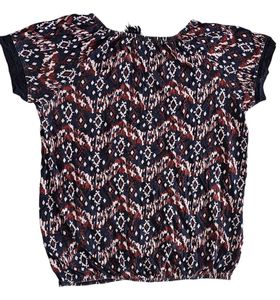 Max Fashion Blue Blouson Top