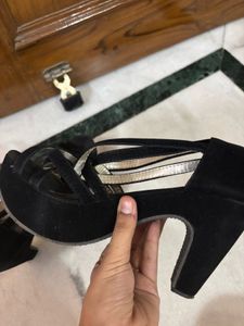 Black high heels