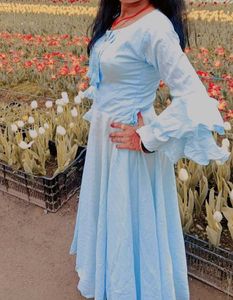 Flowy Light Blue Dress