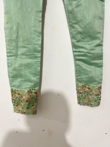 Mint Green Sequin Salwar Kameez