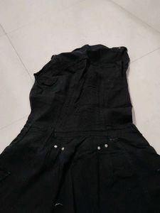 Black Button-Down Dress