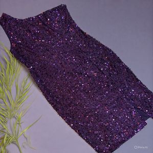 Sparkling Purple Party Dress