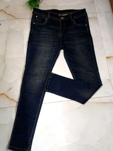 Dark Blue Denim Jeans