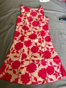 Flower Print Stretchable Dress