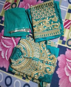 New imported dress with embroidery