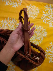 A Brown Colour Handbag
