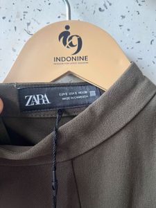 Zara Olive Green Dress