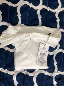 Shein Off-Shoulder Long Sleeve white Top