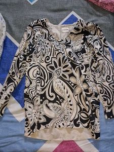 Chico's Floral Print Top