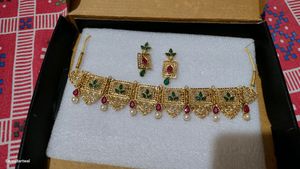 Zaveri Pearls Nacklace With Earrings
