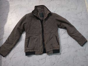 Stylish Quilted Brown Jacket