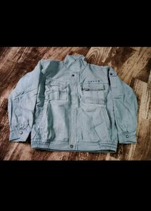 DENIM Vintage Workwear heavy FUR Jacket