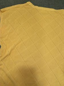 Yellow Knit Sleeveless Top