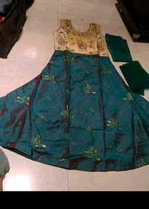 3 color Elegant Ethnic Lehenga Choli Set