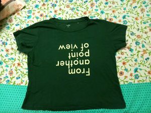 Printed Green T-Shirt