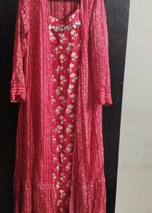 Red Dress And Jacket Set