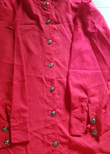Red Shirt Cum Top