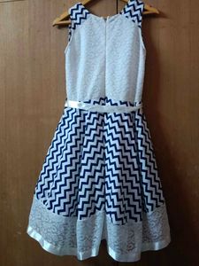 Chevron Print Dress