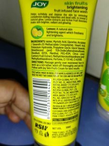 JOY Skin Fruits Brightening Face Wash