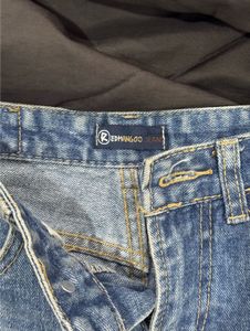 dark blue denim shorts