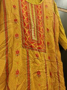 Elegant Yellow Kurta