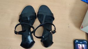 Brand New Classy Black Wedge Heels