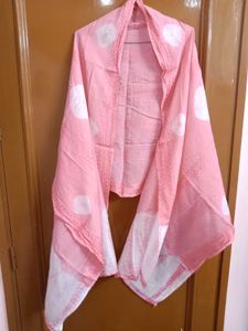 Pink embroidered sharara suit