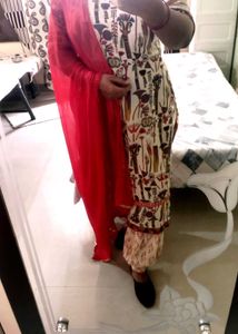 Ethnic Printed Afgani Suit