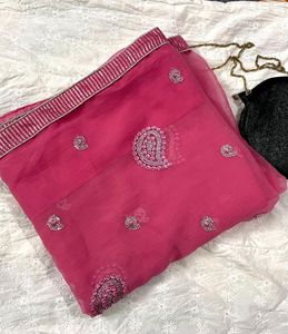 PINK Saree