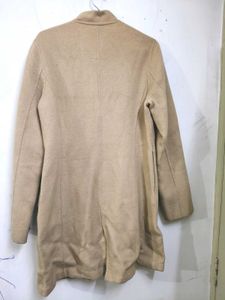 Single Breasted Sturdy Beige Peacoat