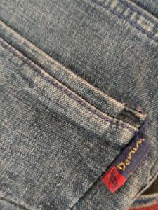 Heavy faded jorts denim jeans