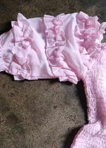 Baby Pink Korean Top