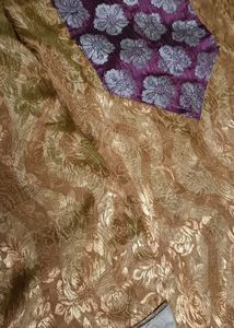 Gold Floral Kameez