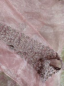 Pink Organza Salwar Kameez