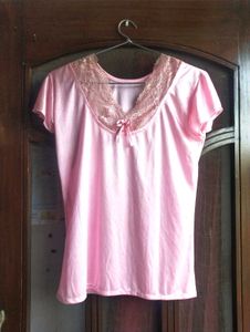 Barbie pink Top Pajama Set